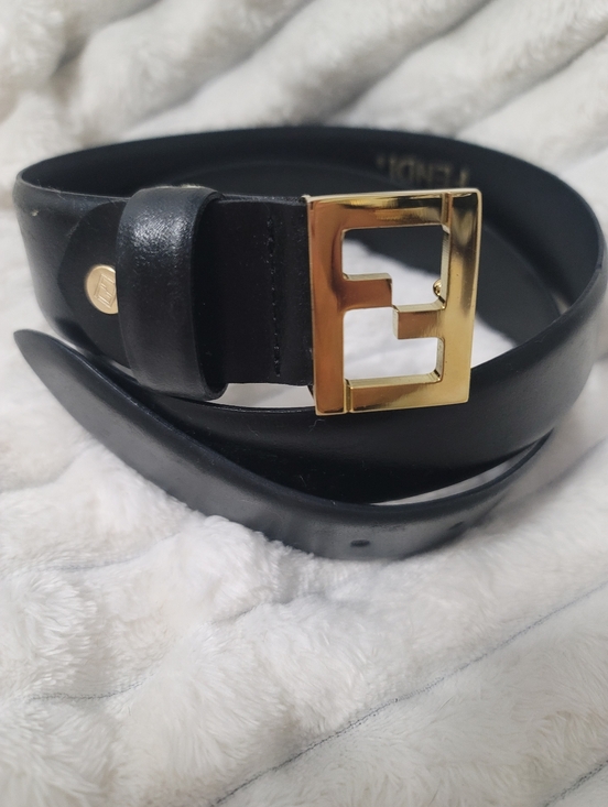 Fendi Black Leather Belt With Box main image 10